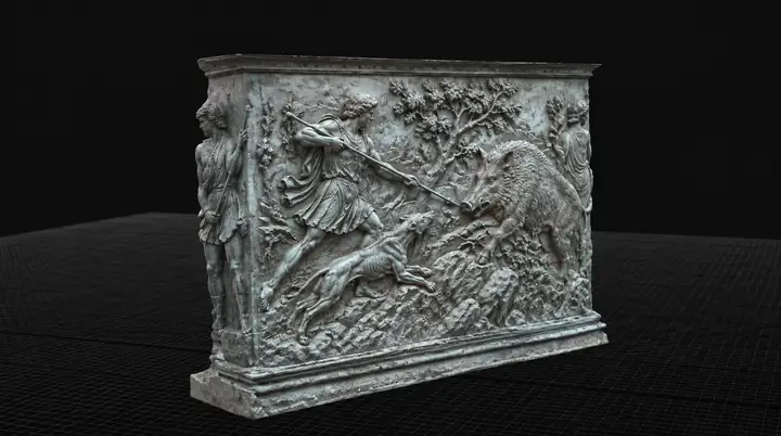 Beispieldatensatz eines kleinen Reliefs